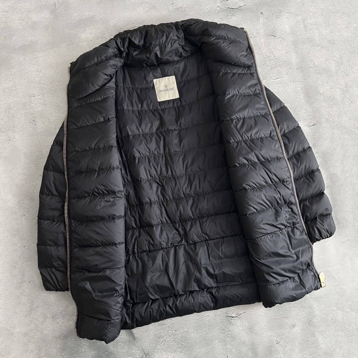 【極美品/国内正規】1000円〜!! MONCLER モンクレール FAYRAC GIUBBOTTOフェイラック ダウンファーコート サイズ0 ナイロン レディース_画像5