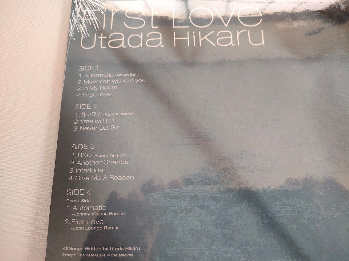 新品未開封 2LPレコード 宇多田ヒカル First Love ファーストラブ 生産限定盤 180g重量盤 2枚組アナログ