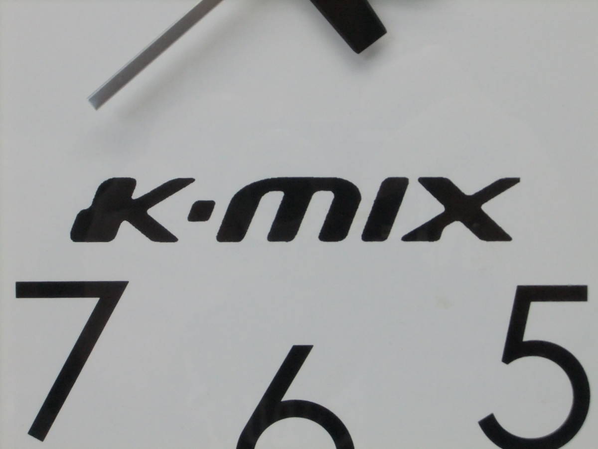 K-MIX（ケイ ミックス）静岡エフエム放送 丸型掛け時計　セイコー　SEIKO_画像3