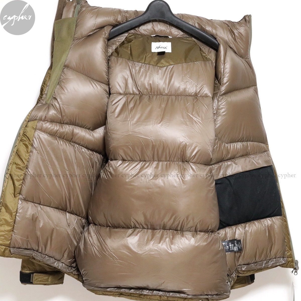 M 新品 NANGA AURORA LIGHT STAND COLLAR DOWN JACKET コヨーテ ナンガ オーロラ ライト スタンドカラー ダウン ジャケット N1LSCY_画像3