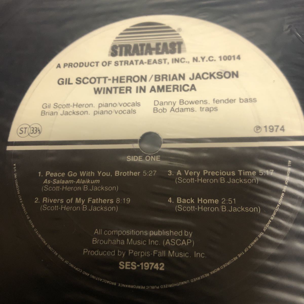  очень редкий популярный запись WINTER IN AMERICA GIL SCOTT-HERON AND BRIAN JACKSON аналог muro орган балка Fujiwara hirosi Kubota takesi... город 