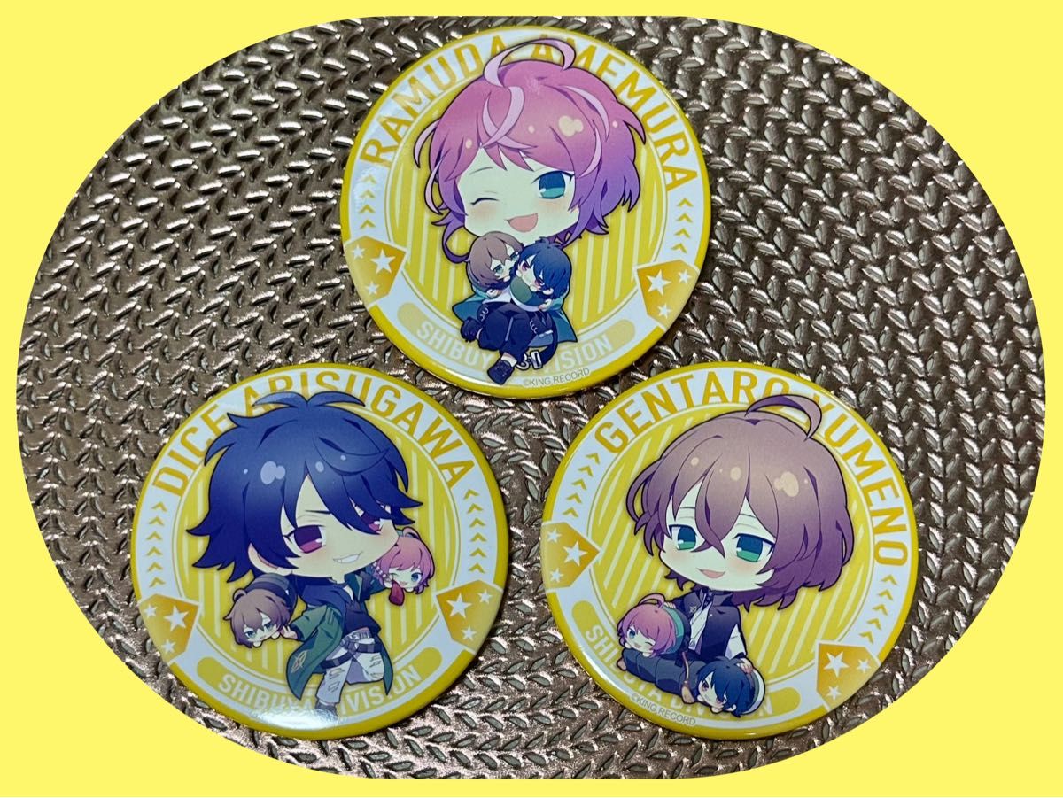 ヒプマイ Fling Posse マルイ × もちころりん 缶バッジ シブヤコンプ ヒプノシスマイク フリングポッセ