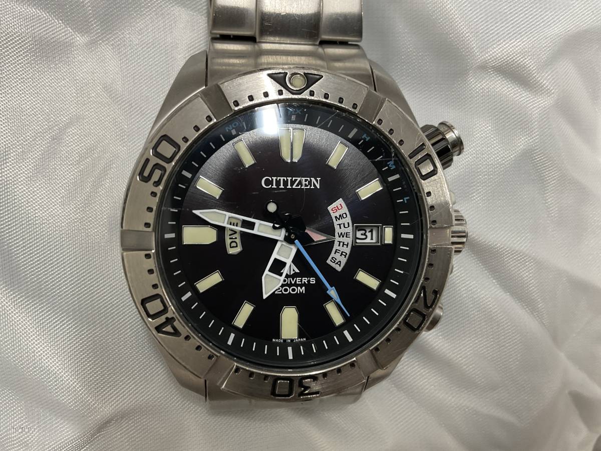 CITIZEN シチズン エコドライブ プロマスター AIR DIVER'S 200M H112