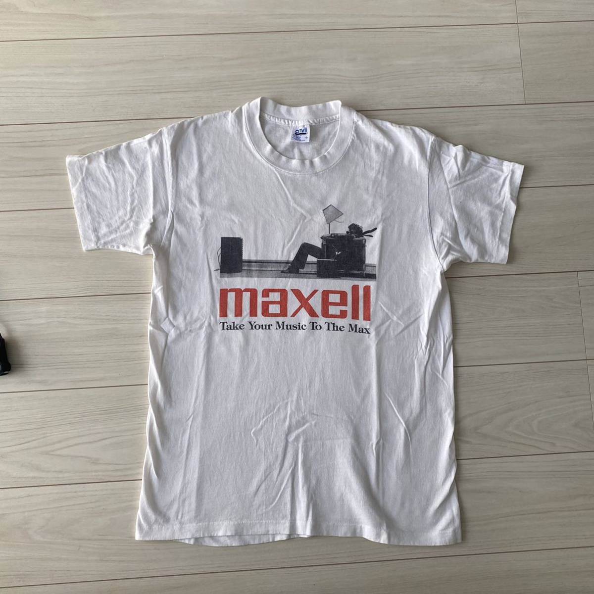 maxell ビンテージ tシャツ マクセル_画像1