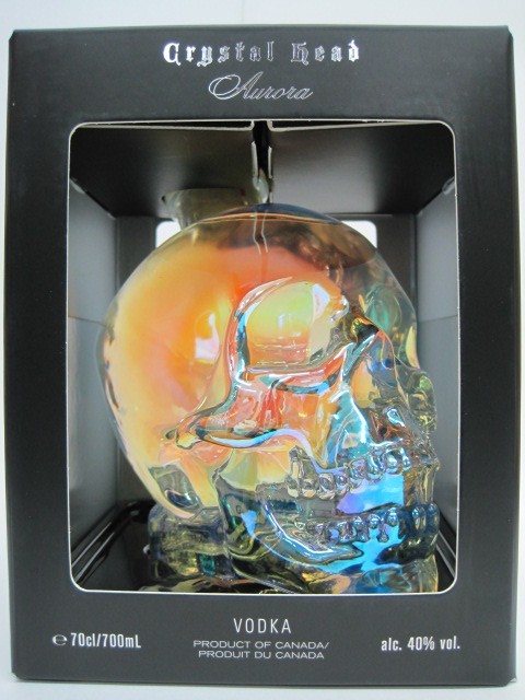  crystal head vodka Aurora skeleton bottle box attaching 40 times 700ml