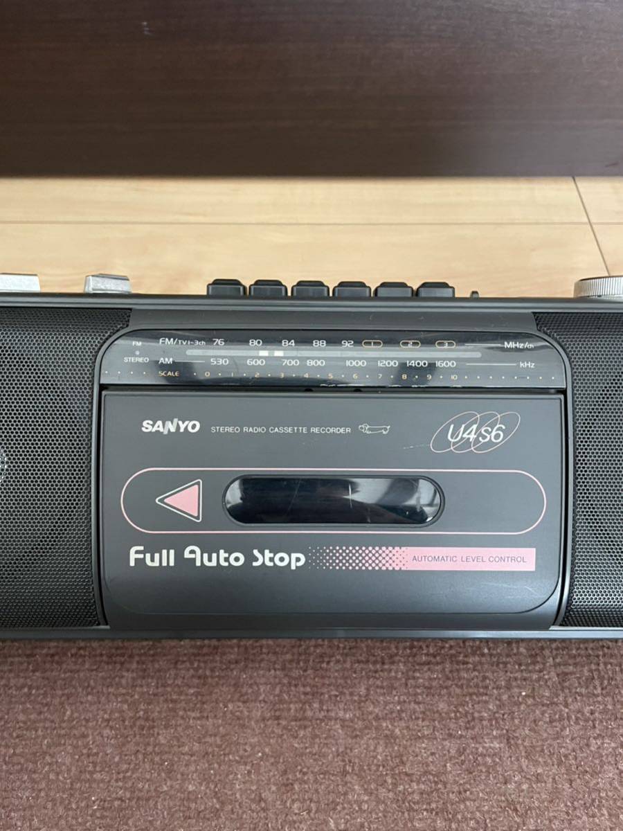 送料無料 美品 サンヨー ラジカセU4 SANYO U4-S6(K) 動作確認 送料無料 美品 サンヨー ラジカセU4 SANYO U4-S6(K) 動作確認