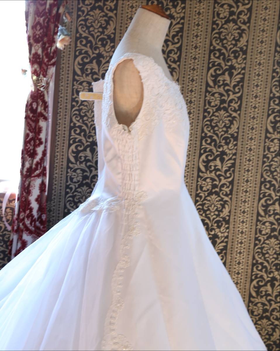  super large size Kyoto Mali e high class wedding dress 19 number 21 number 5L~6L size extra-large size long train 