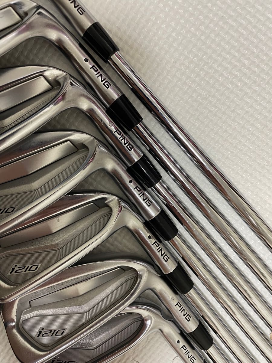 ping ピン アイアンi210 7本セット モーダス120S 黒ドット 5番〜uw