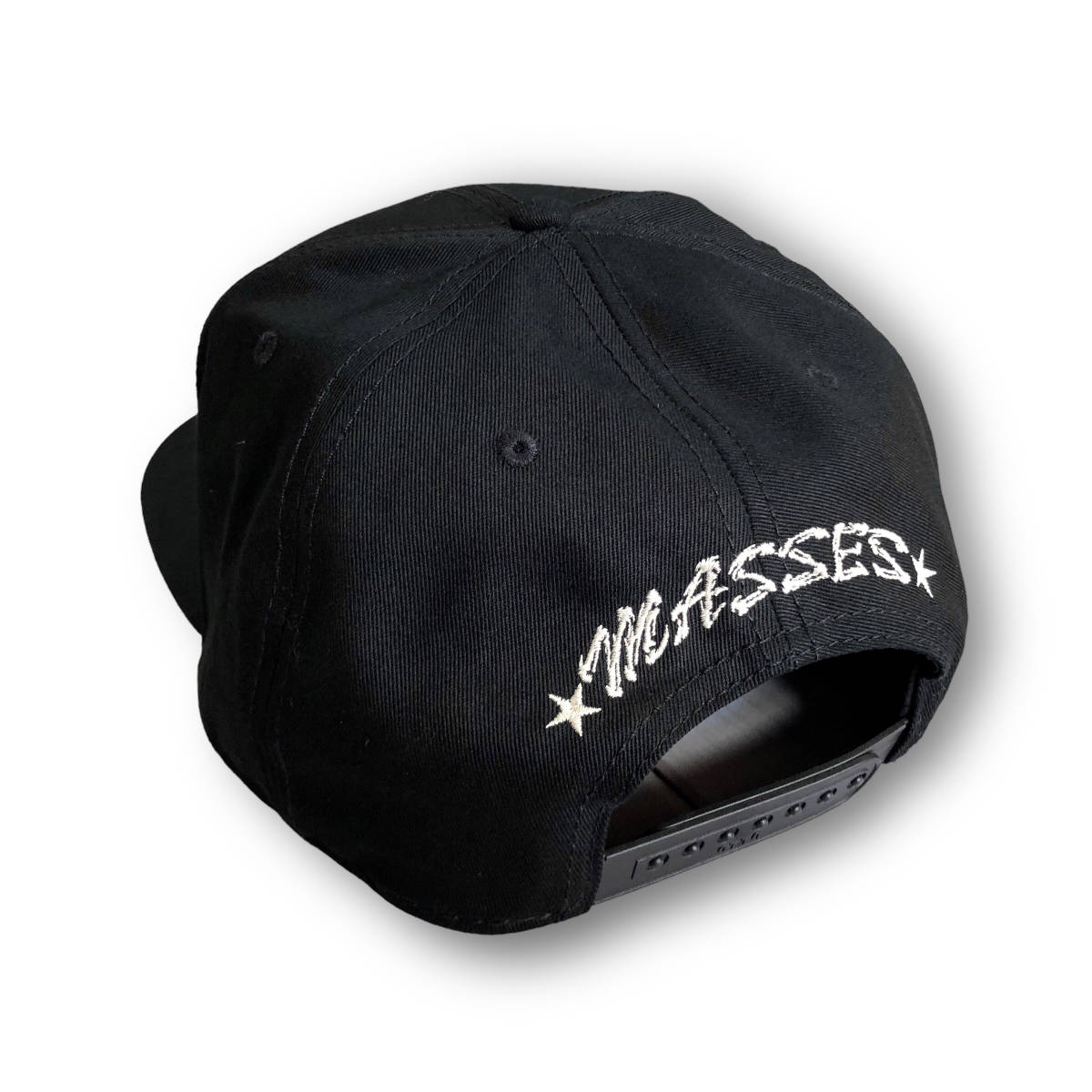極美品 / MASSES × M&M CUSTOM PERFORMANCE SNAPBACK BB CAP / エムアンドエム マシス キャップ 帽子 ブラック 黒_画像3