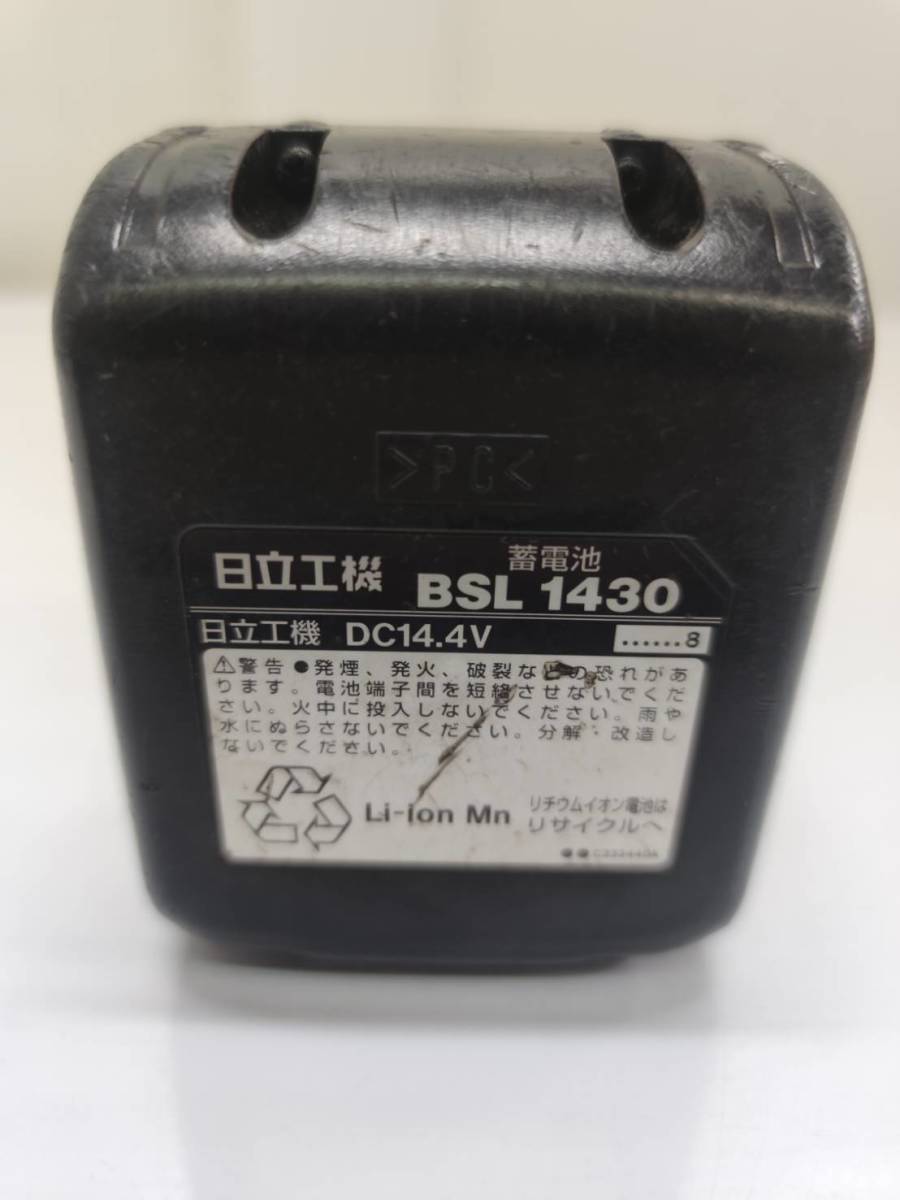 送料無料g26210 日立 HITACHI 日立工機 バッテリ BSL1430 14.4v 3.0Ah リチウムイオン バッテリー 電動工具 大工道具 工具 DIY ジャンクの画像2