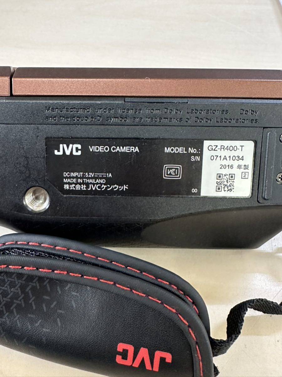 品質が完璧 JVC ケンウッド 2016年製 GZ-R400-T デジタルビデオカメラ