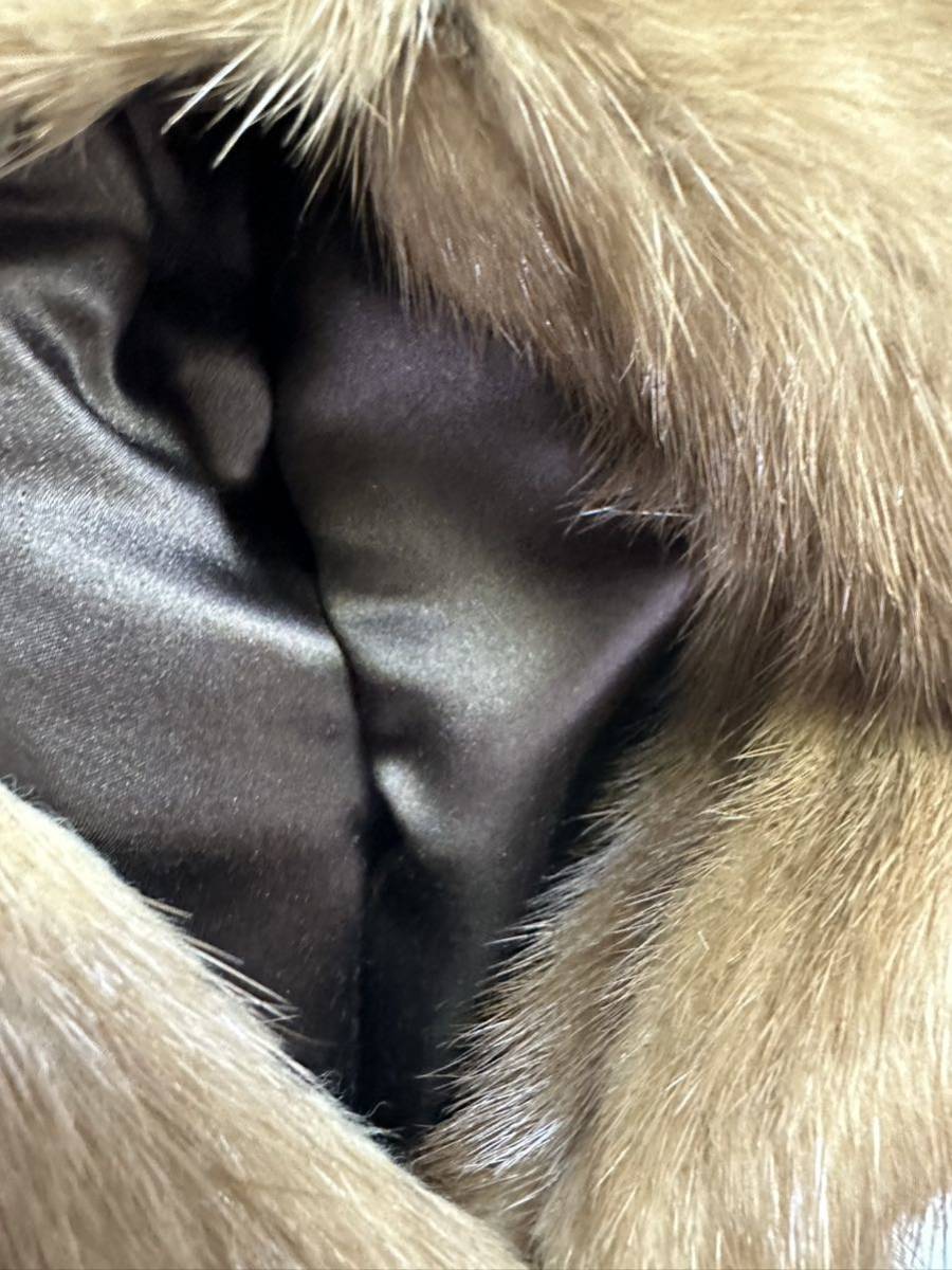 Lupian furs ルピアンファーズ 毛皮 ミンクファー サイズ 11 レディース ネーム刺繍入り_画像5