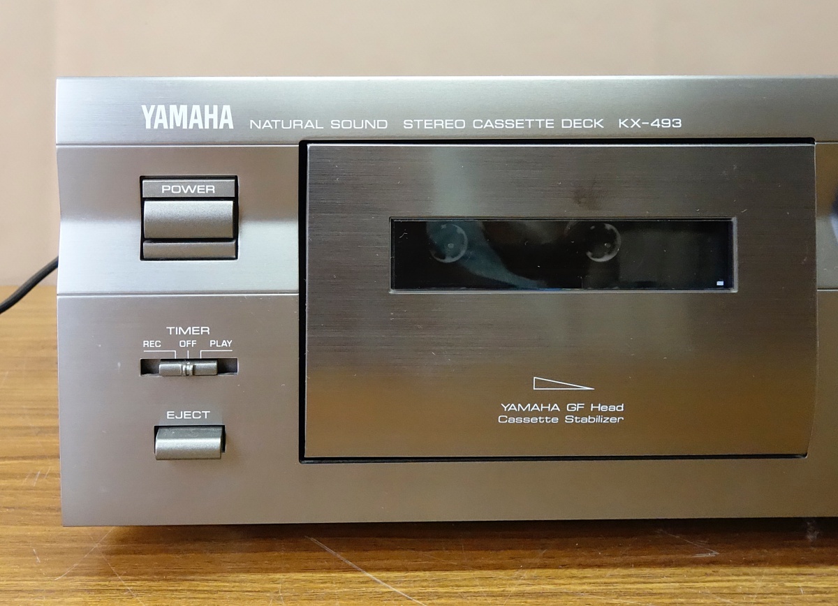 YAMAHA Yamaha cassette deck cassette player KX-493 operation goods 