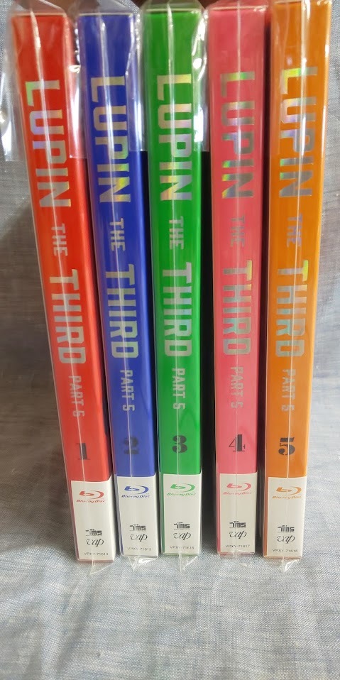 LUPIN THE THIRD PART5 Blu-ray all 5 volume set Lupin III 