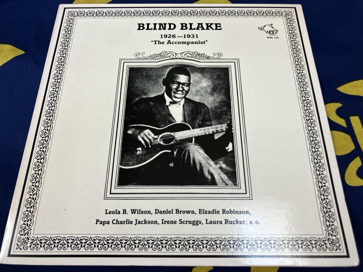 Blind Blake★中古LPオーストリア盤「ブラインド・ブレイク～1926～1931The Accompanist」_画像1