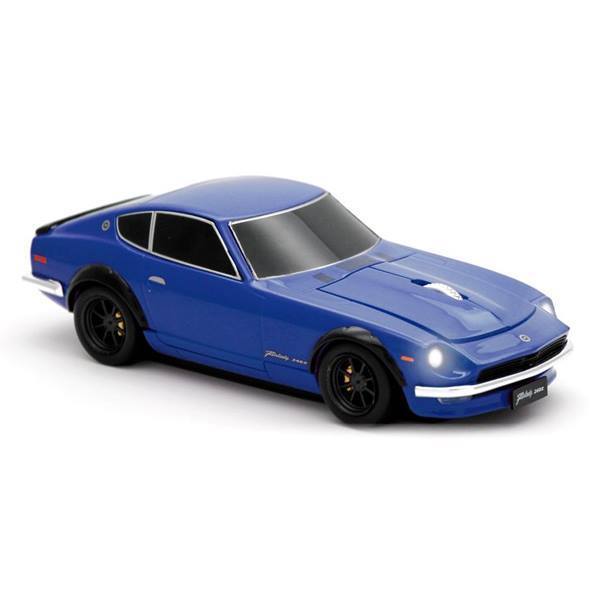 マウス 無線電池式 NISSAN Fairlady240Z ニッサン フェアレディ240Z MIDNIGHT BLUE 430865 特製マウスパッド付き 車型マウス_画像1