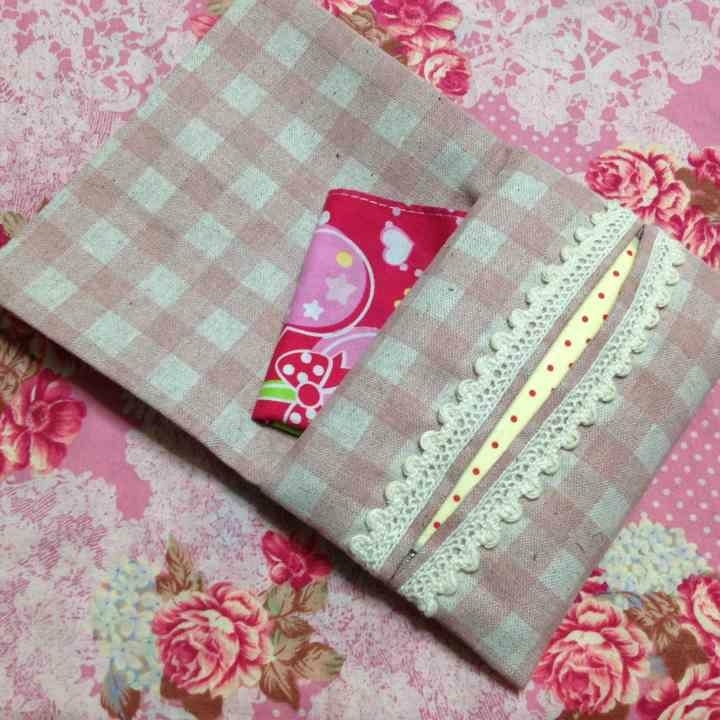  hand made movement pocket simple check light pink 