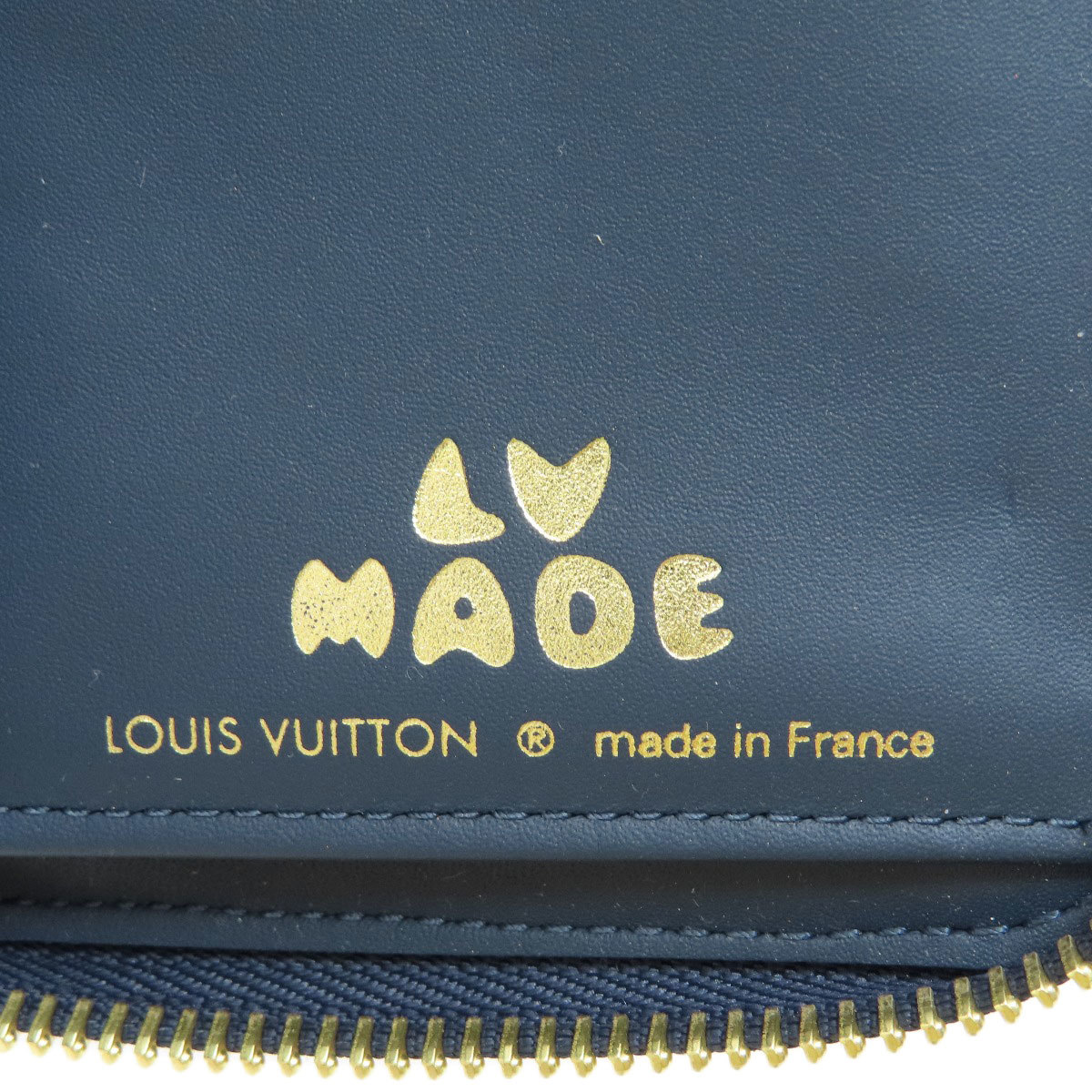 LOUIS VUITTON ルイヴィトン M81107 ジッピーウォレット・ヴェルティカル 長財布（小銭入れあり） モノグラムデニム レディース 中古_画像6