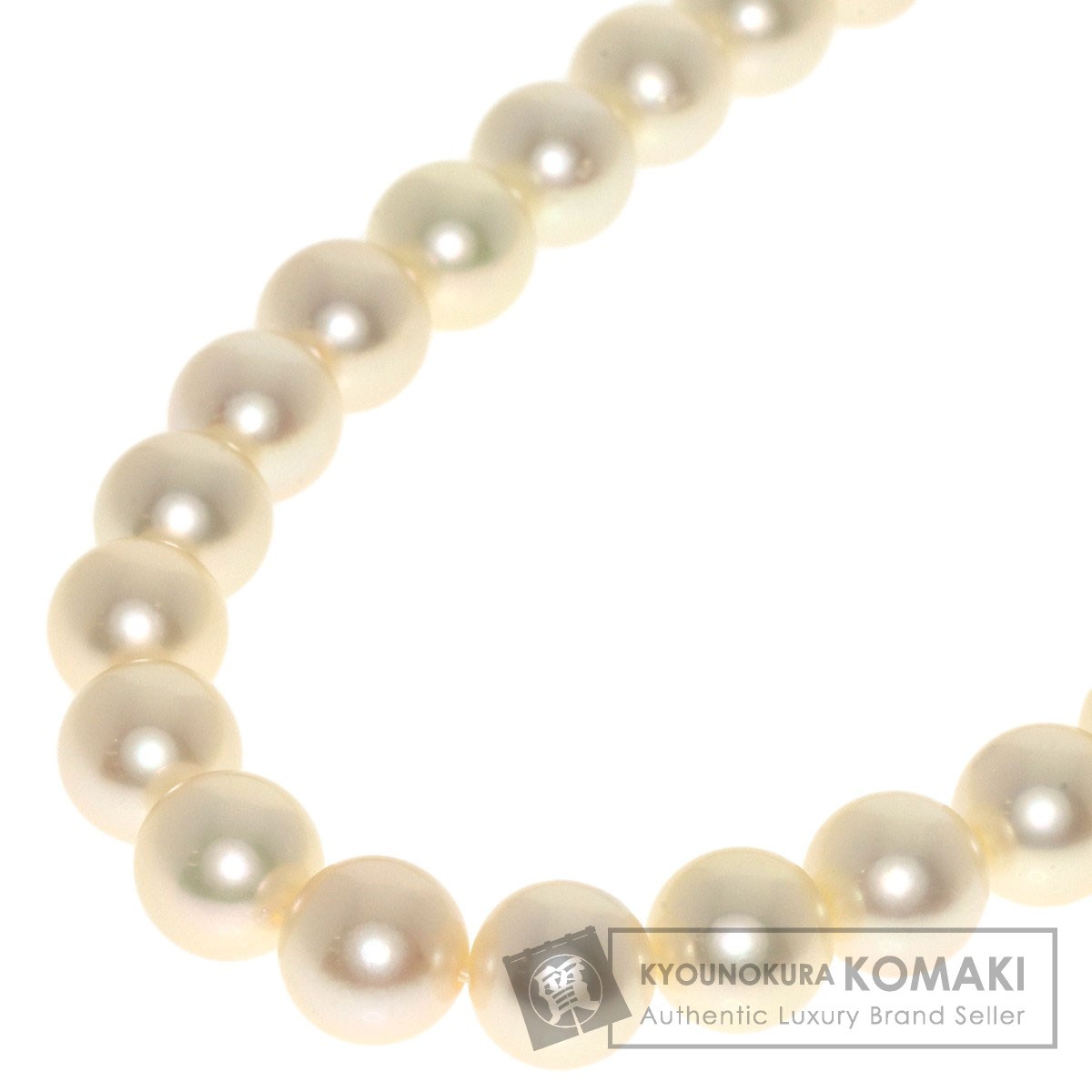 MIKIMOTO ミキモト アコヤパール 真珠 ネックレス シルバー レディース 中古_画像1