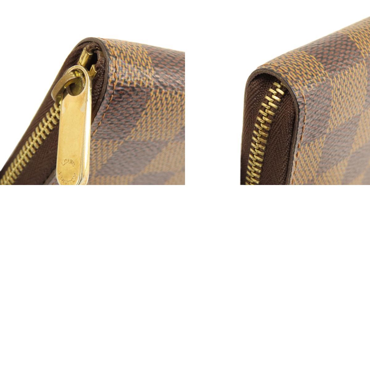 LOUIS VUITTON ルイヴィトン N63070 ジッピー・コインパース ダミエ エベヌ コインケース ダミエキャンバス レディース 中古_画像10