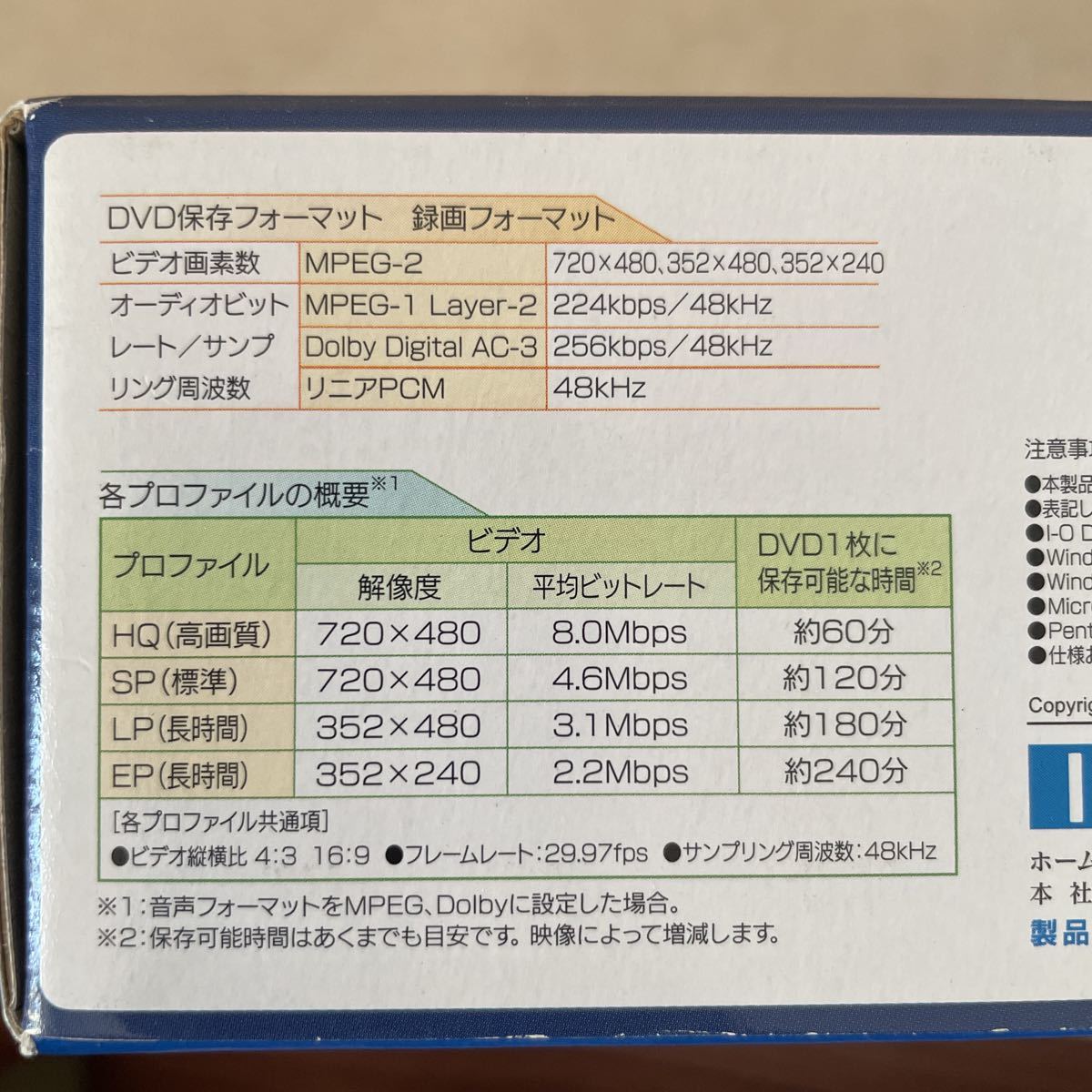 即決！■I-O DATA ビデオテープ　→　DVD　かんたんダビング　GV-USB 中古品■_画像4