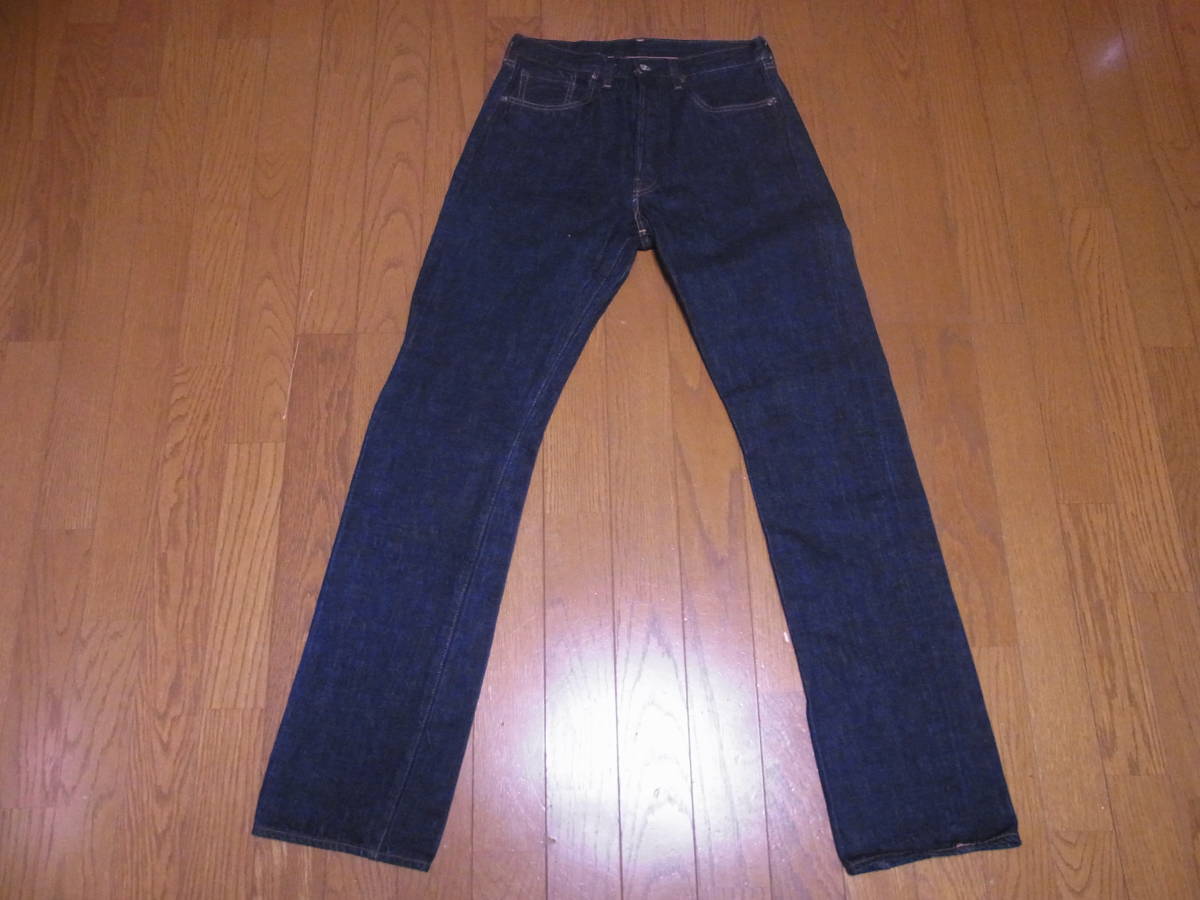 310-19/濃紺/2004年/日本製/LEVI'S VINTAGE CLOTHING/リーバイス/44501/S501XX/大戦モデル/ペンキステッチ/デニムパンツ/ジーンズ/W30/L36_画像3