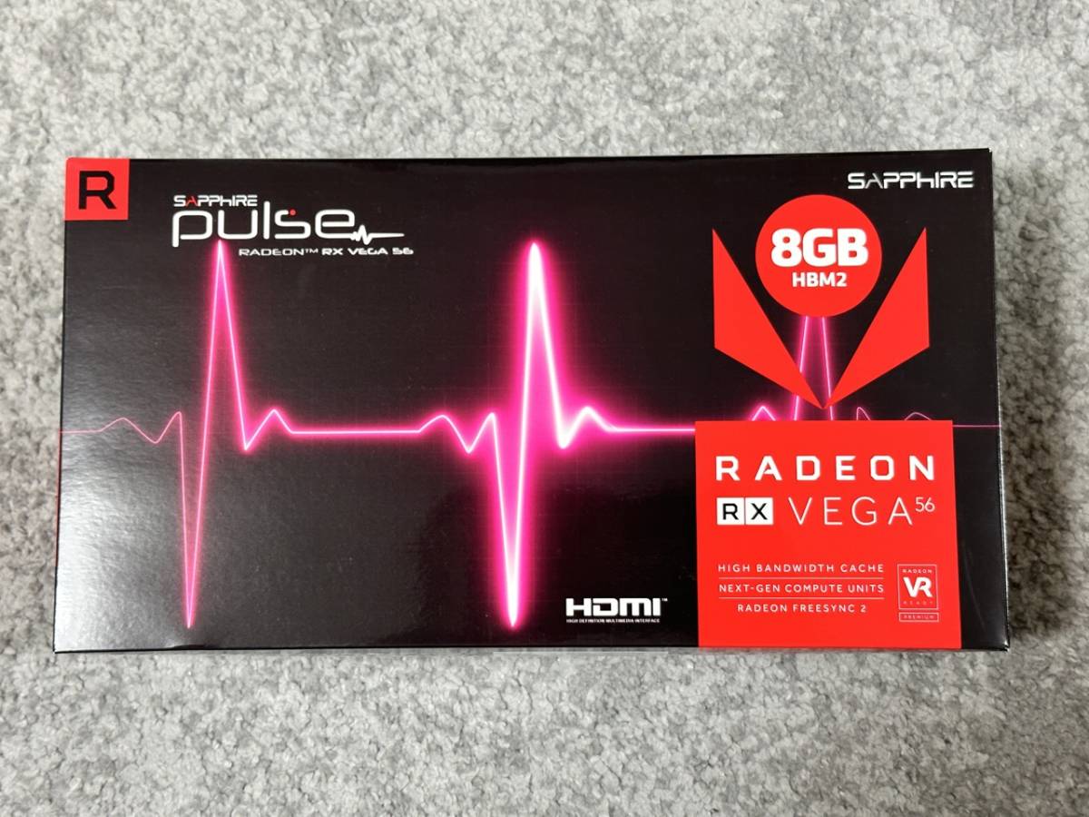 AMD RADEON RX VEGA56 HBM2 8GB SAPPHIRE PULSE 送料無料 美品_画像1