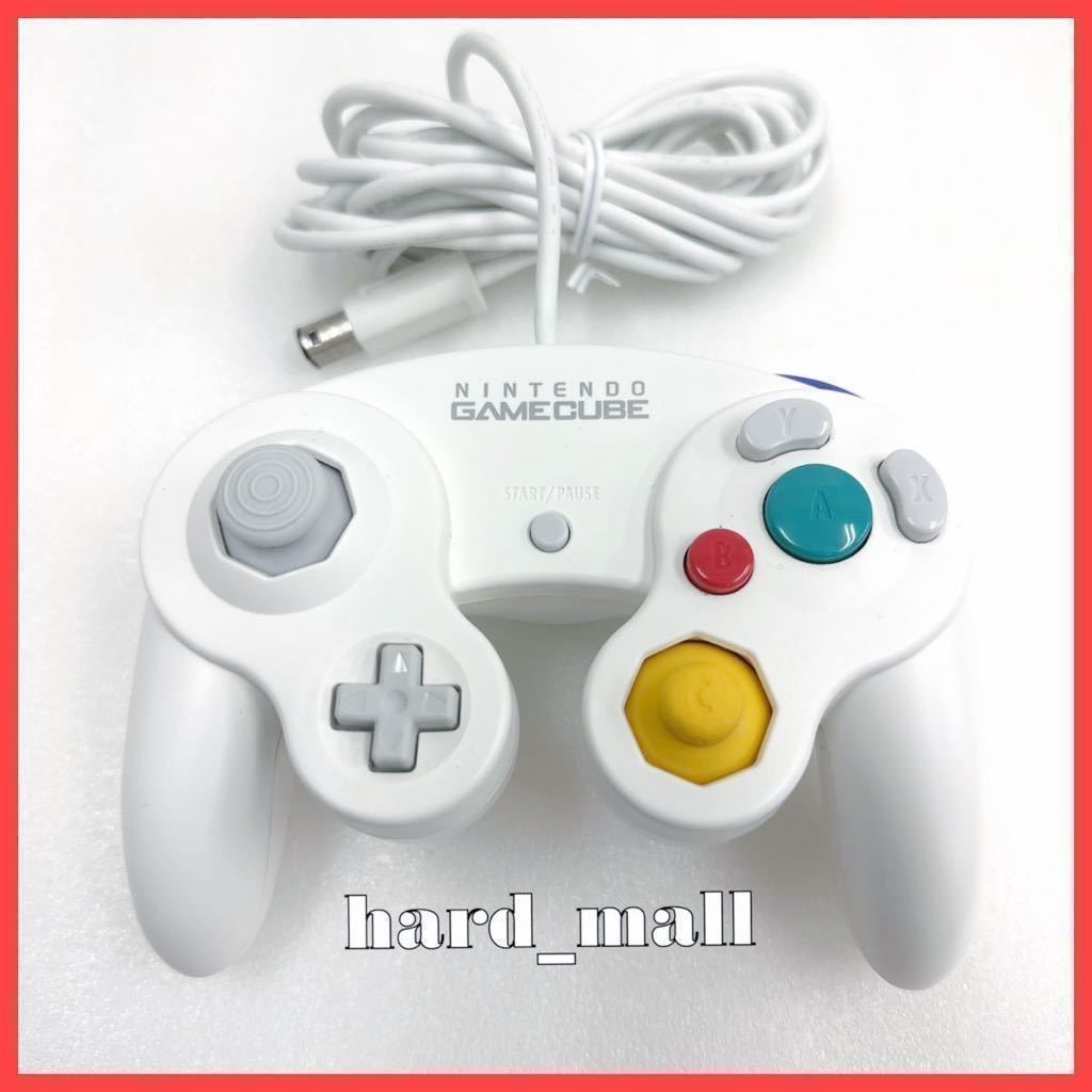 【美品】純正品 NINTENDO GAMECUBE DOL-003 genuine product white controller 任天堂 ゲームキューブ コントローラー ホワイト シロ 白 GC_画像1