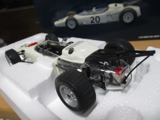 エブロ　1/20　 「　ホンダ　RA271　F1　」　　1964ｙ　　ドイツGP　　#20　・送料 600円（特定記録郵便）　商品説明カード付_透明エンジンカウル装着