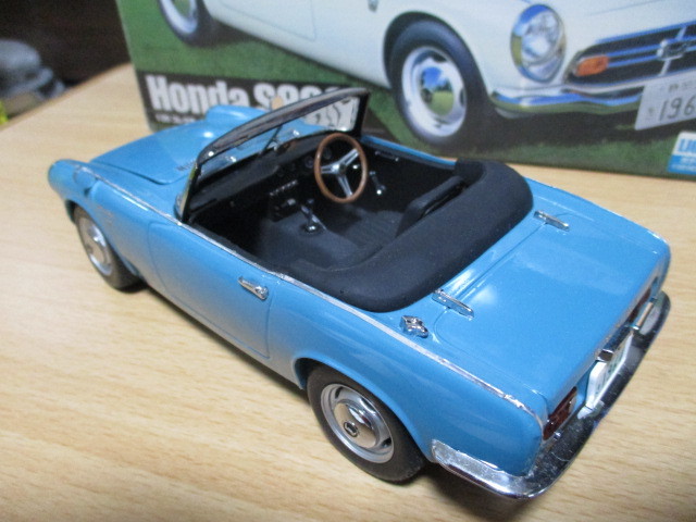  Tamiya 1/20 [ Honda S800 ] 1964y chain type ( previous term model ) light blue floor mat attaching * postage 600 jpy pursuit number attaching 