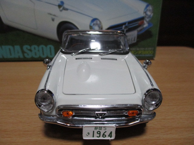  Tamiya 1/20 [ Honda S800 ] white 1964y chain type ( previous term model ) floor mat attaching * postage 600 jpy pursuit number attaching 