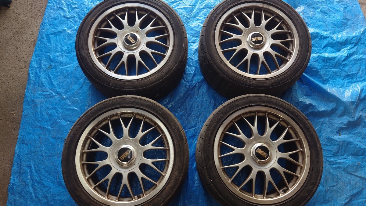 格安売切 BBS RG246 17インチ 8J 9J 4本セット 鍛造 FORGED 114.3 5穴 軽量 ビービーエス LM RG RI_画像1