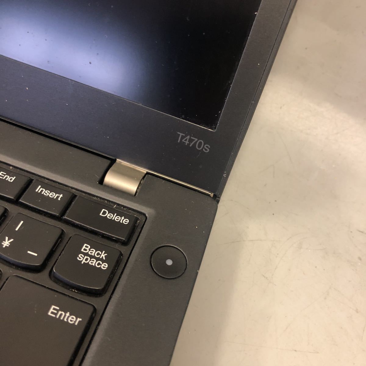 JXJK3877 【ジャンク】Lenovo ThinkPad T470s /Core i7-7600U 2.80GHz/ メモリ:8GB / カメラ /起動不良_画像3