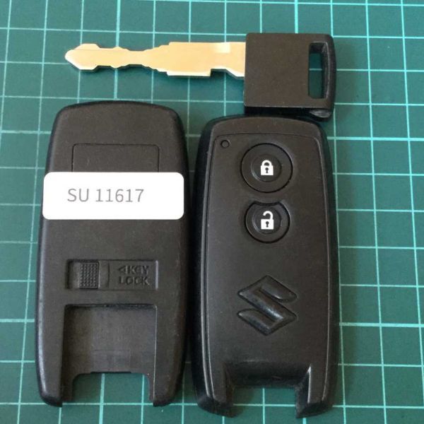 SU11617 スズキ U43PB14B 2ボタン スマートキー キーレスリモコン モコ セルボ フレア ワゴンR MRワゴン等 日産マツダAZワゴン MG22S MH22S_画像1