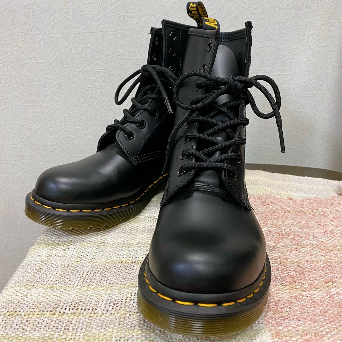 ドクターマーチンUK5 24センチDr Martens 8ホールブーツ3回使用 Yahoo