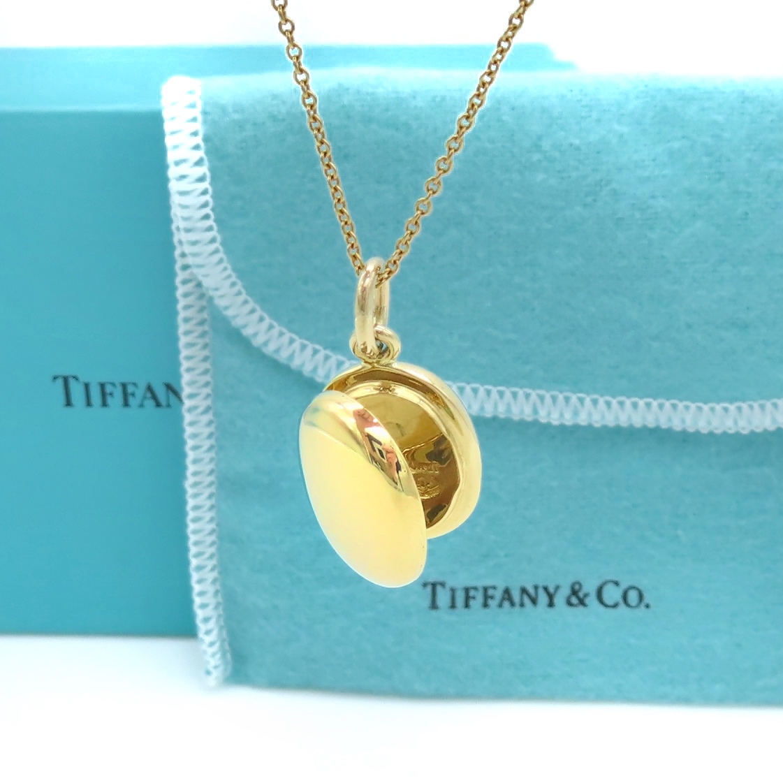 100%正規品 ゴールド イエロー ティファニー ヴィンテージ Tiffany&Co