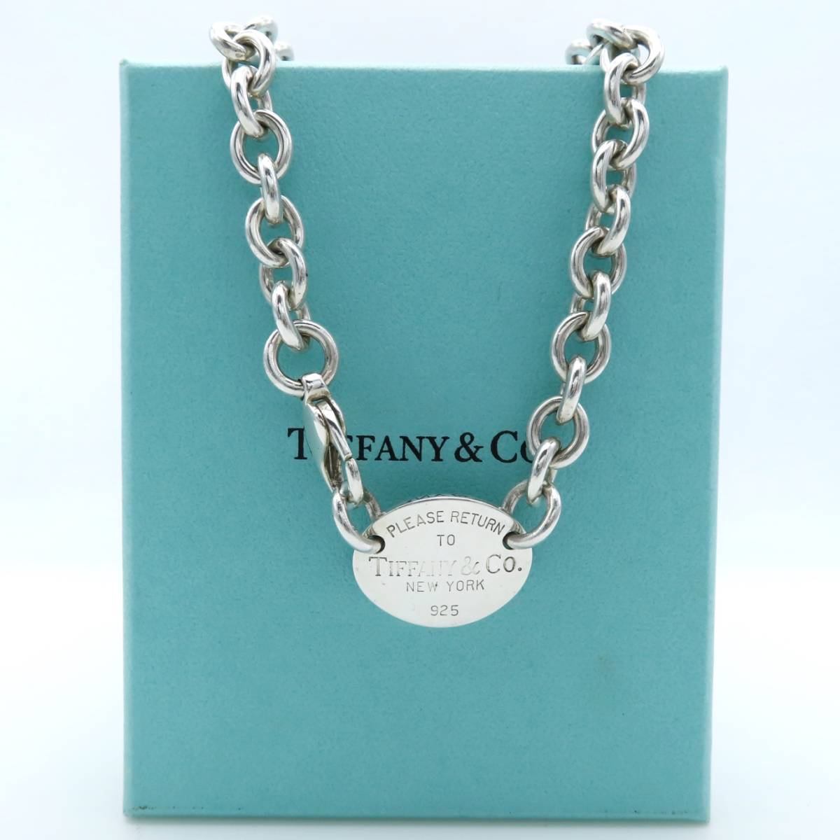 高品質 リターントゥ ティファニー Tiffany&Co. 美品 オーバル MW218