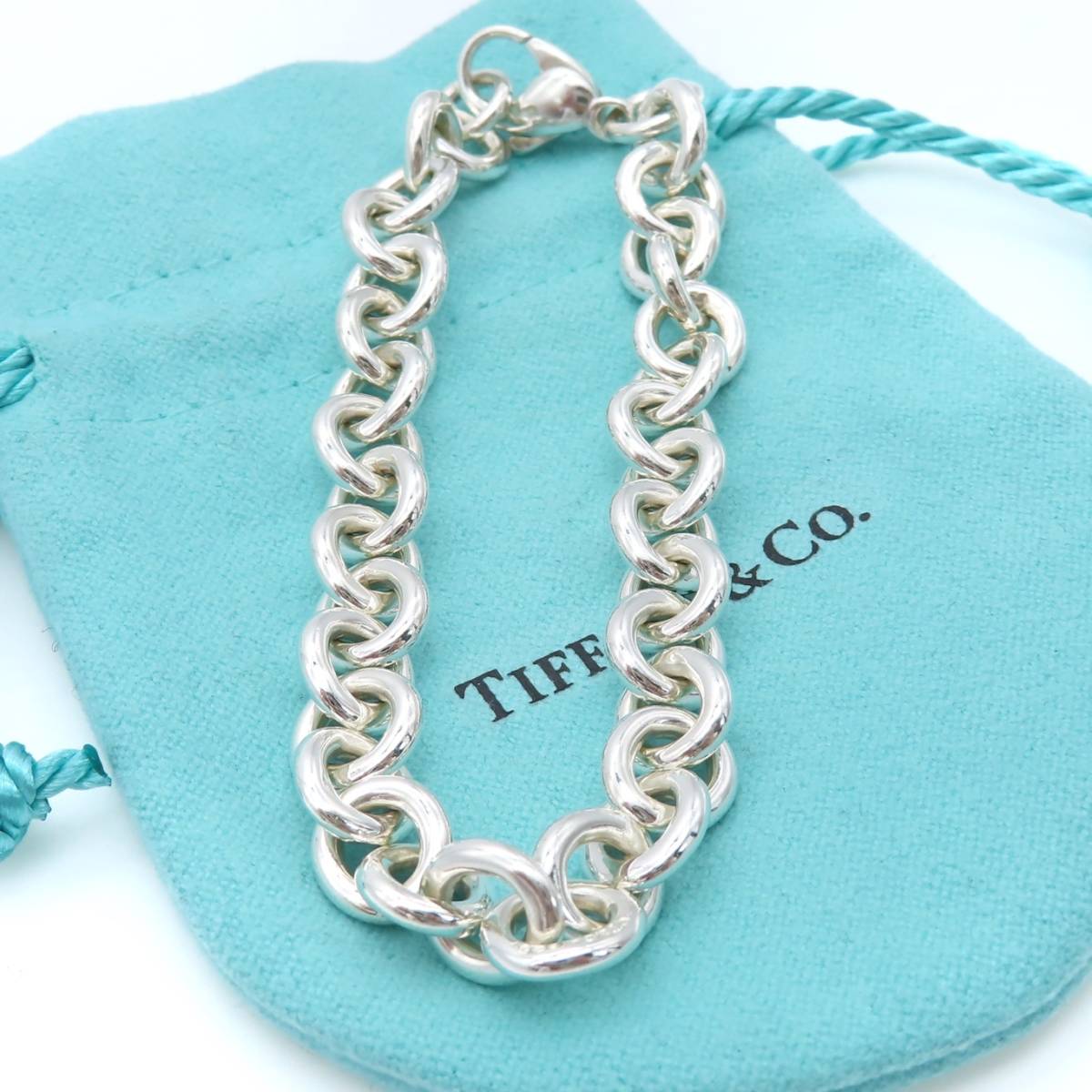 送料無料】 未使用 Tiffany&Co. ティファニー ドーナツ リンク