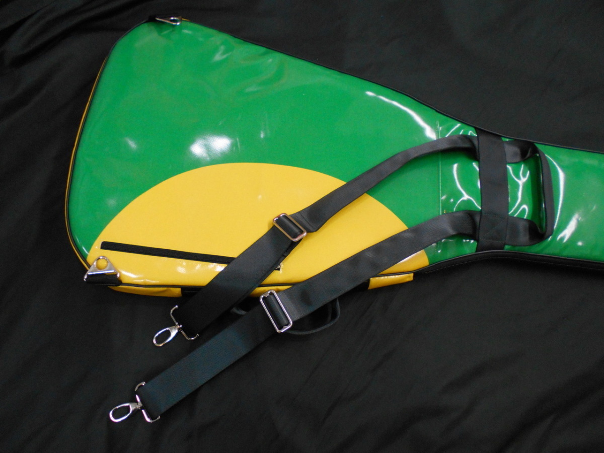 Crea-re Studio Sleeve Guitar Case/Green×Yellow (クレアリ ギターケース)【価格改定！】_画像6