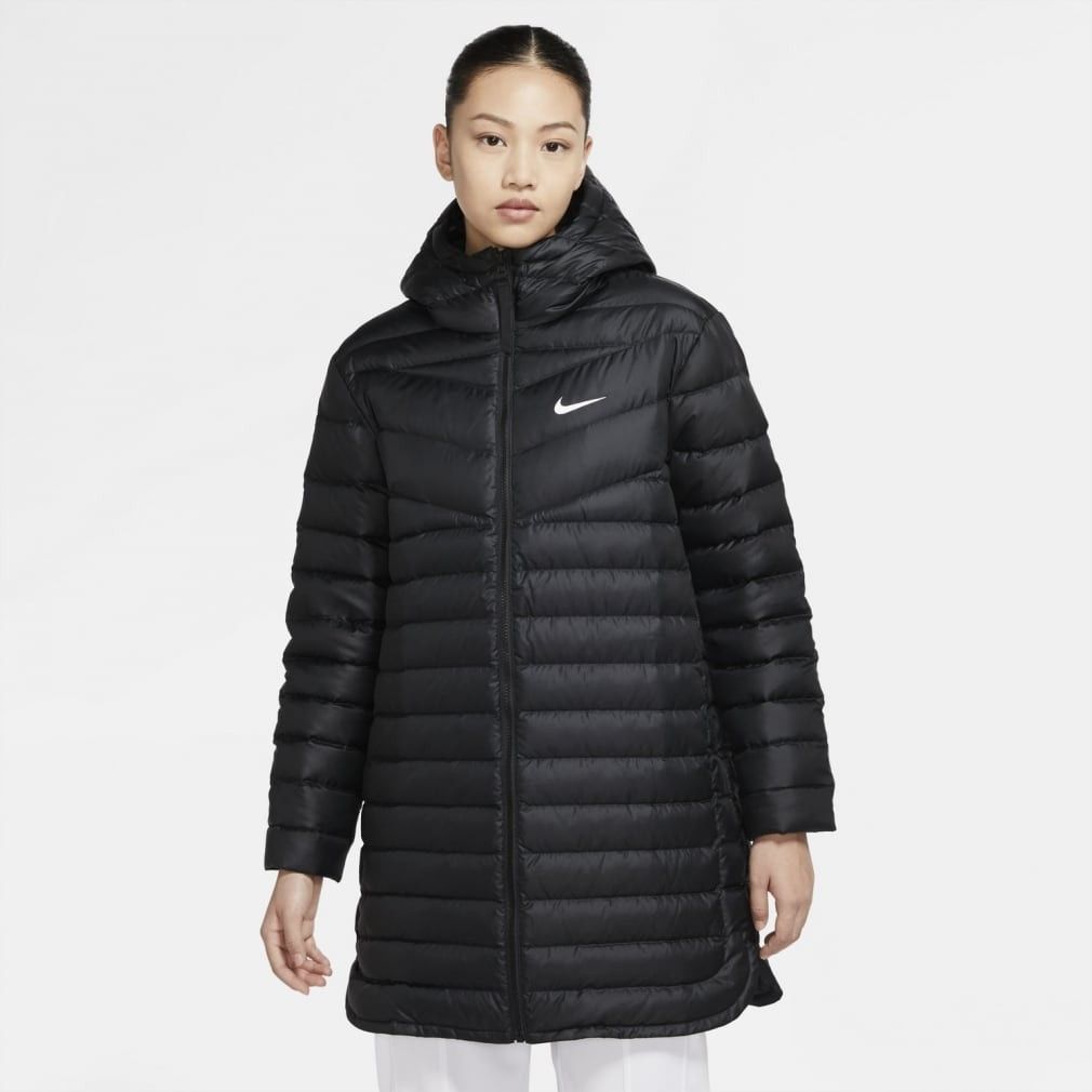 新品 ナイキ NIKE レディース ダウンコート ベンチコート ブラック 黒