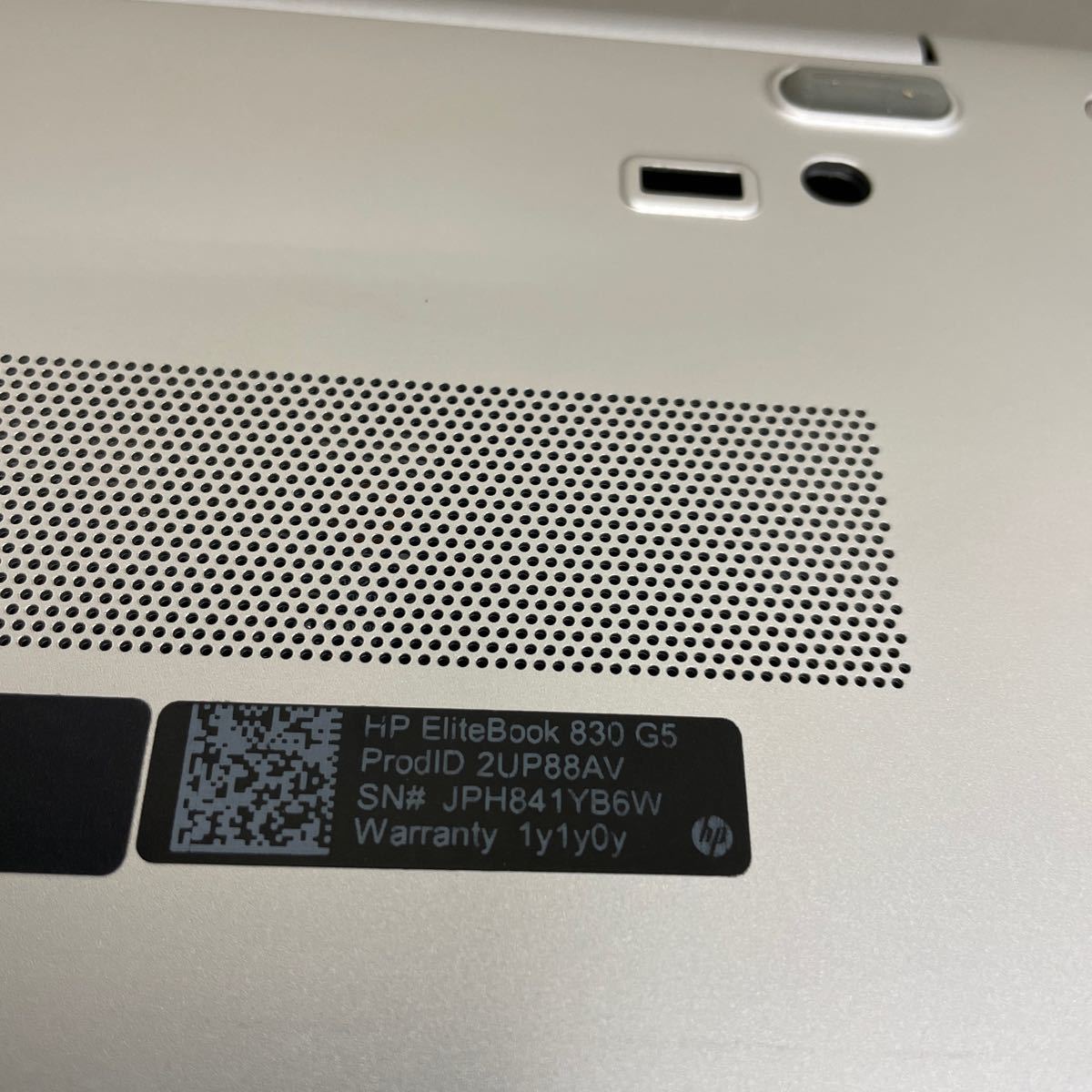 ミ46 HP EliteBook 830 G5 Core i5 7200U メモリ4GB _画像8