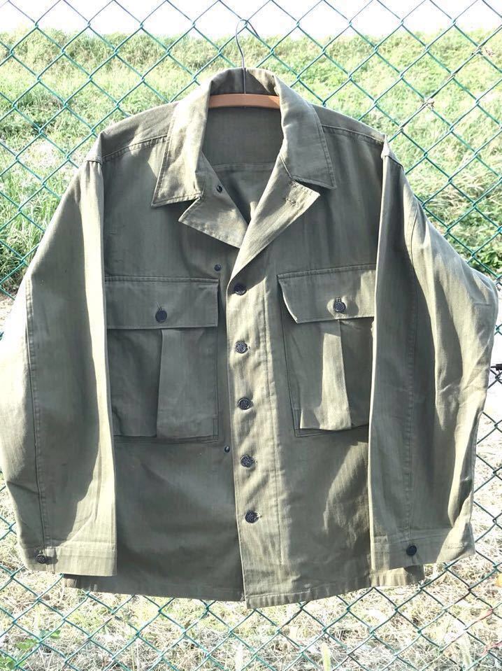 40s US ARMY M-43 HBT jacket 13STAR 13 star 38r inspection dead