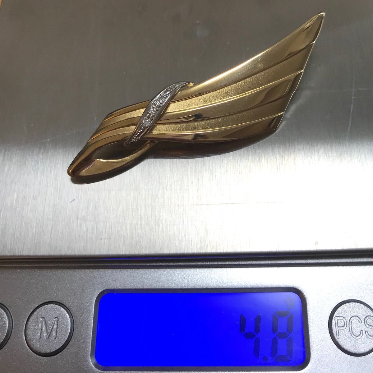 K18 ギンザタナカ ブローチ 兼 ネックレス トップ 天然 K18 ギンザタナカ ブローチ 兼 ネックレス トップ 天然