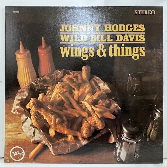 ●即決LP Johnny Hodges Wild Bill Davis / Wings & Things v6-8630 j38576 米オリジナル、Mgm Dg Stereo Vangelder刻印 _画像1