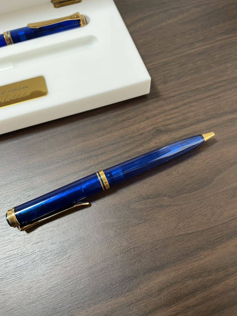 Pelikan ペリカン 万年筆 リミテッドエディション M800 ブルーオーシャン M K800 ボールペン　Pelikan Blue Ocean Limited Edition_画像10