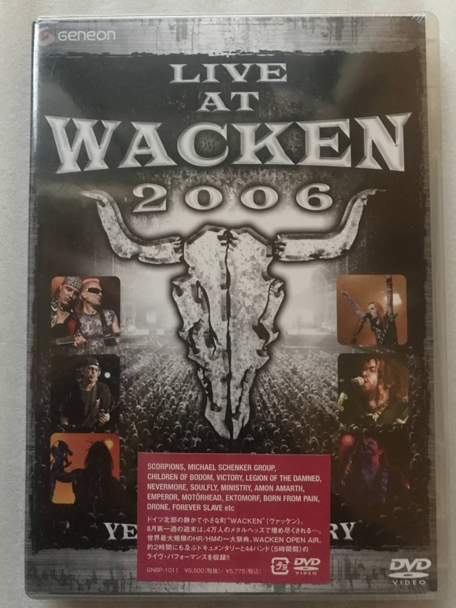 LIVE AT WACKEN 2006 ヴァッケン LIVE DVD 新品 未開封 2枚組 44バンド 400分収録 お買い得盤！_画像1