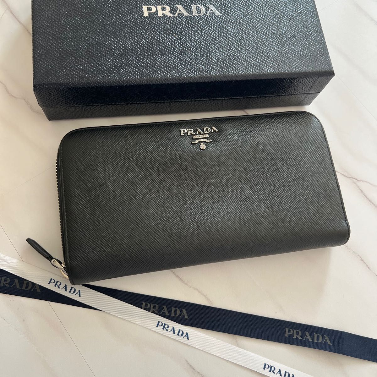 866 美品 PRADA プラダ 長財布 ラウンドファスナー Yahoo!フリマ（旧）-