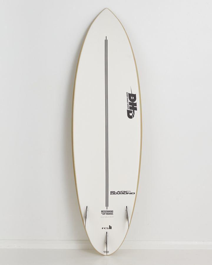 在庫処分スーパーセール！新品！未使用！特価MF SOFT BOARD　BLACK DIAMOND SOY 6’10” 47L FCS2 EPS+SOFT TOP_画像2