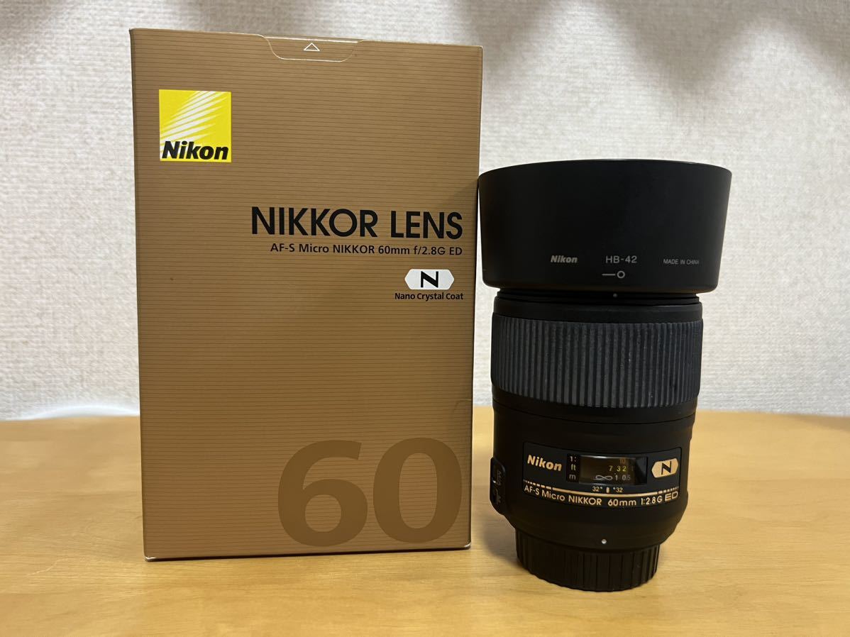 SALE／60%OFF】 60mm NIKKOR Micro ニコンAF-S f/2.8G 美品 中古 ED