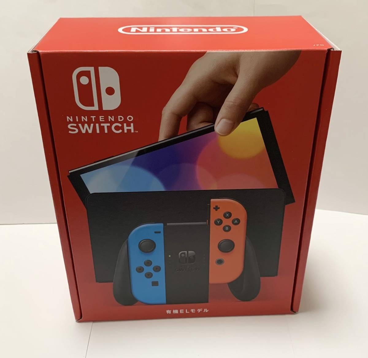 新品未開封 Nintendo Switch(有機ELモデル) Joy-Con(L)ネオンブルー/(R